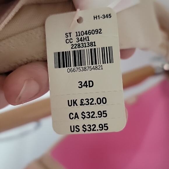NWT PINK Victoria's Secret Wear Everywhere Multiway Push Up Bra, 34D - Picture 9 of 9